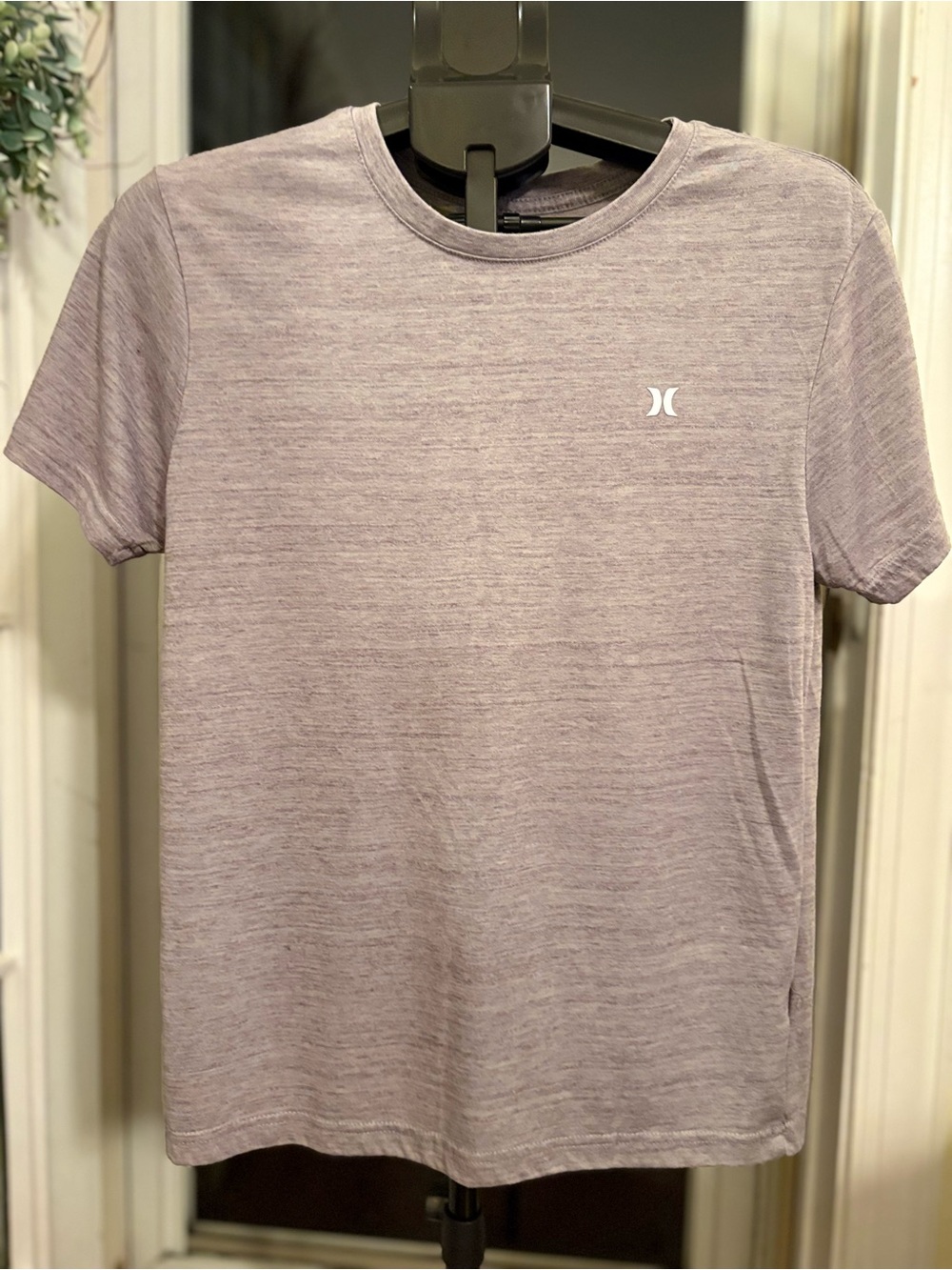 Hurley Men's Short-Sleeve Crew Tee in Heather Lavender